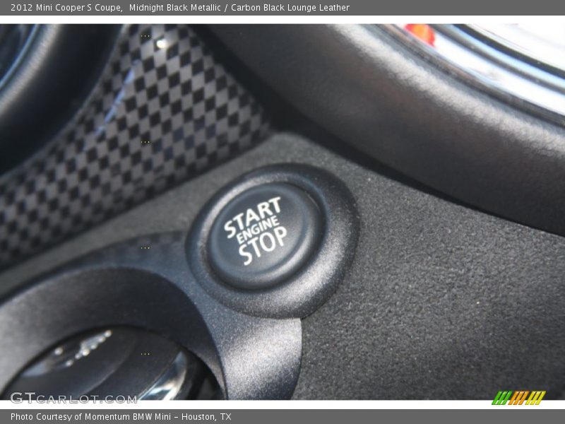Midnight Black Metallic / Carbon Black Lounge Leather 2012 Mini Cooper S Coupe