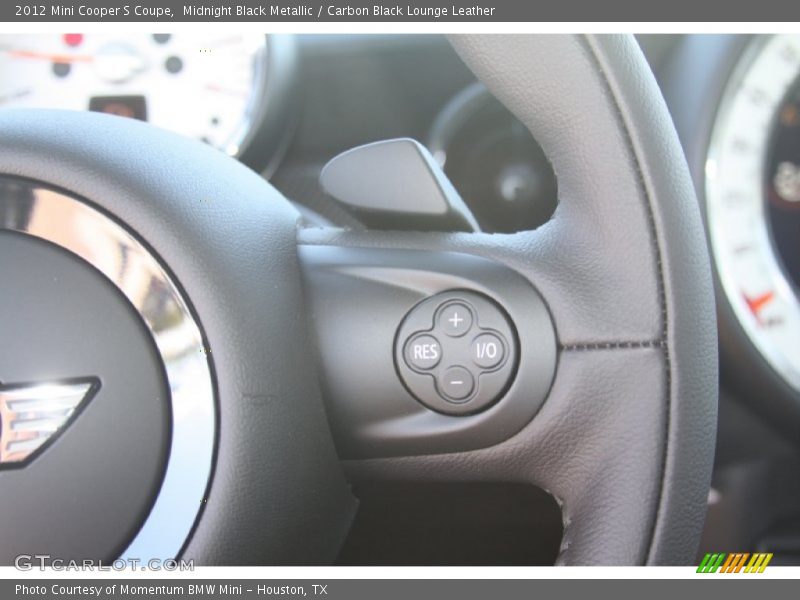 Controls of 2012 Cooper S Coupe