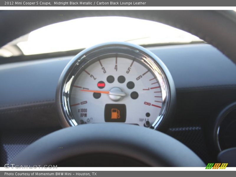 Midnight Black Metallic / Carbon Black Lounge Leather 2012 Mini Cooper S Coupe