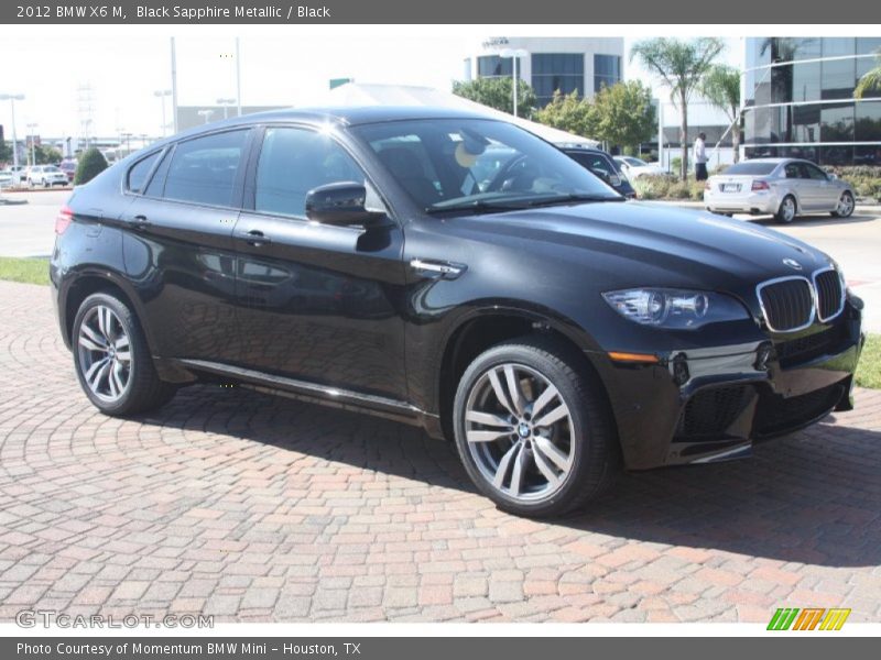  2012 X6 M  Black Sapphire Metallic