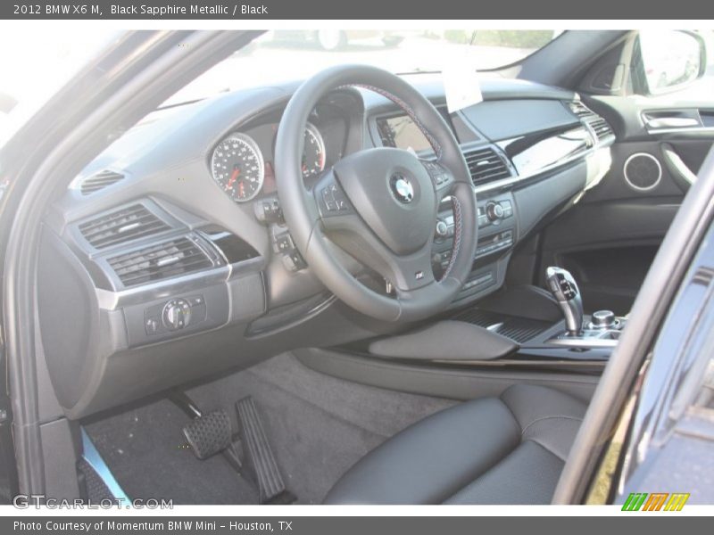 Black Sapphire Metallic / Black 2012 BMW X6 M