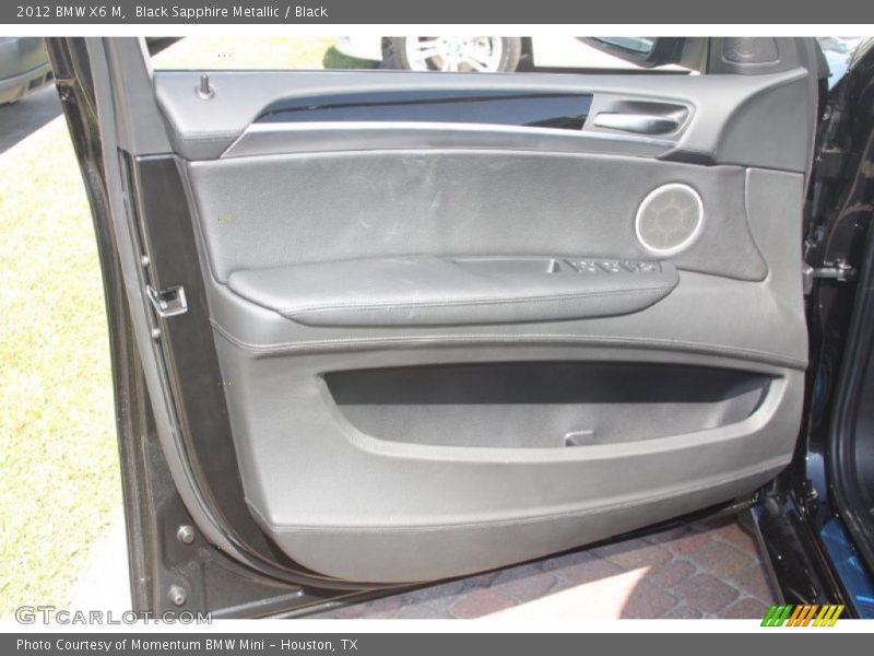 Black Sapphire Metallic / Black 2012 BMW X6 M