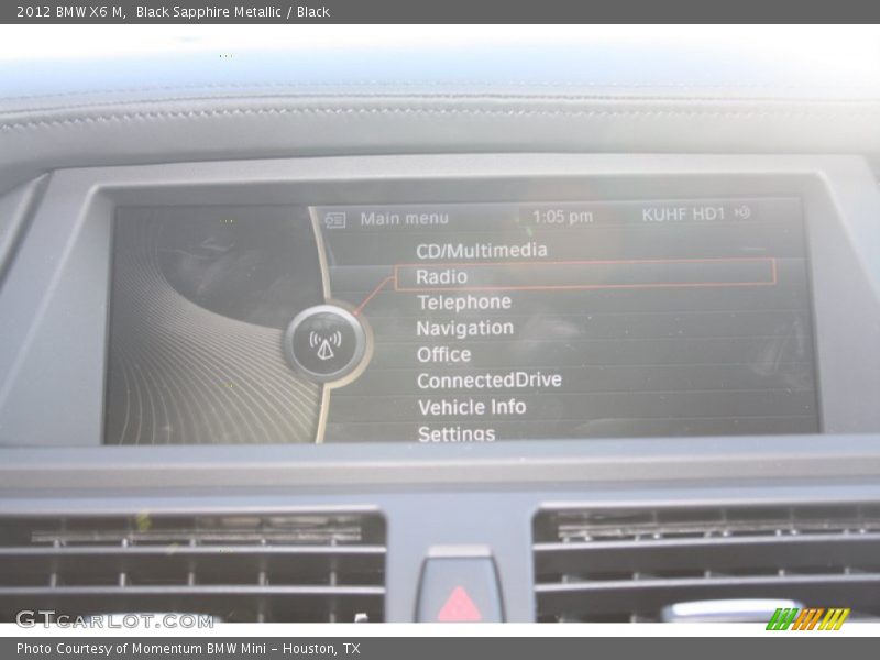 Black Sapphire Metallic / Black 2012 BMW X6 M