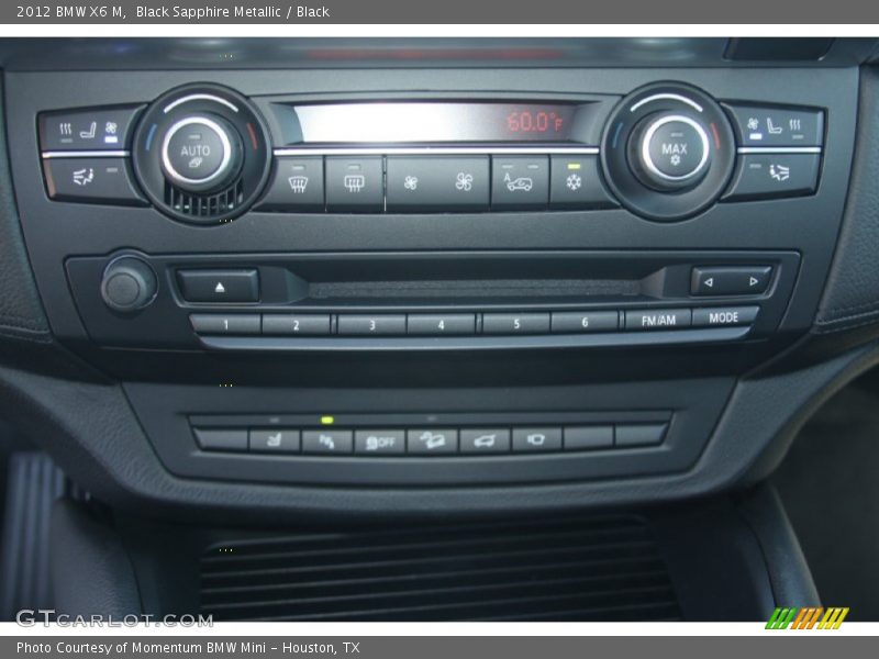 Controls of 2012 X6 M 