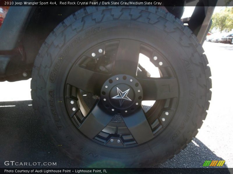Red Rock Crystal Pearl / Dark Slate Gray/Medium Slate Gray 2010 Jeep Wrangler Sport 4x4
