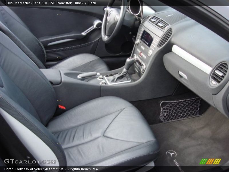Black / Black 2005 Mercedes-Benz SLK 350 Roadster