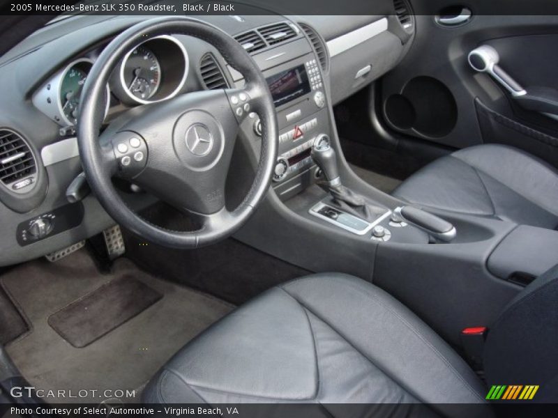 Black / Black 2005 Mercedes-Benz SLK 350 Roadster