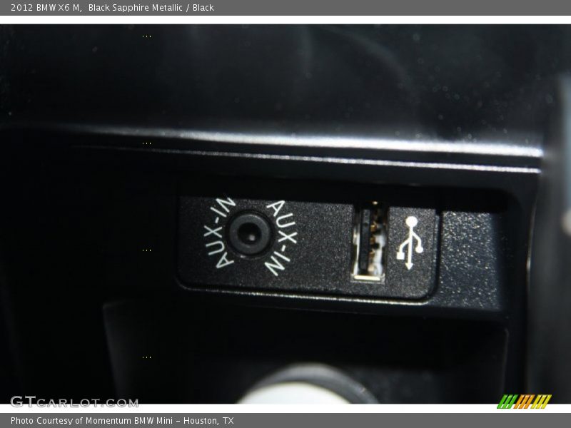 Black Sapphire Metallic / Black 2012 BMW X6 M