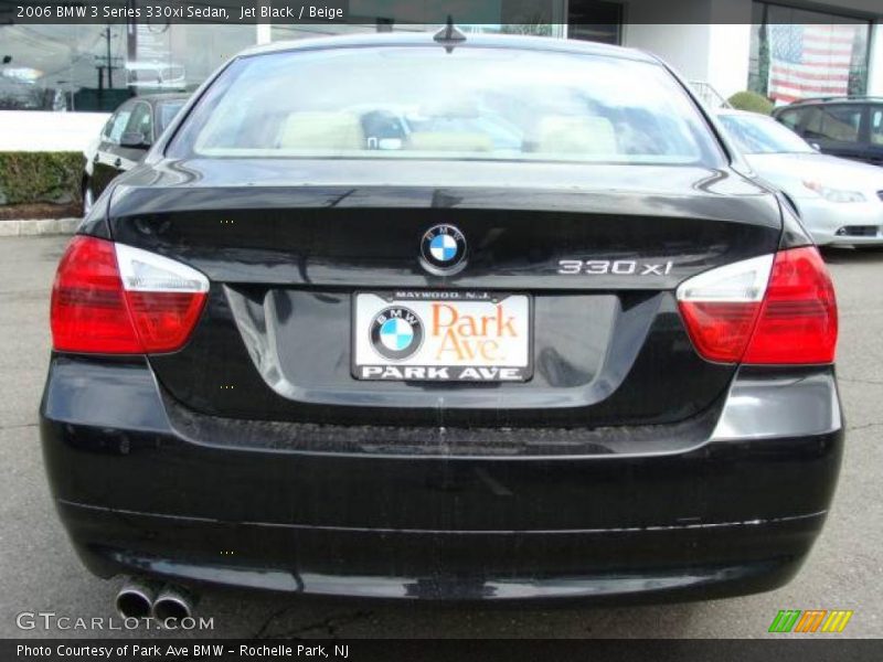 Jet Black / Beige 2006 BMW 3 Series 330xi Sedan