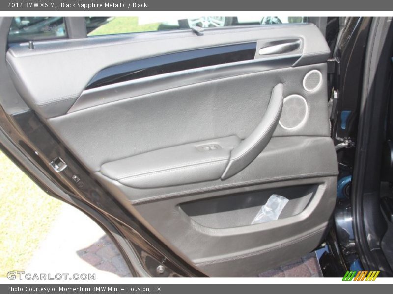 Black Sapphire Metallic / Black 2012 BMW X6 M