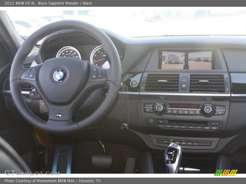 Black Sapphire Metallic / Black 2012 BMW X6 M