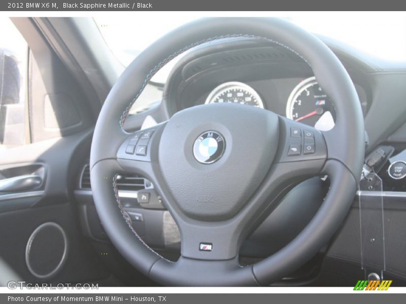 Black Sapphire Metallic / Black 2012 BMW X6 M