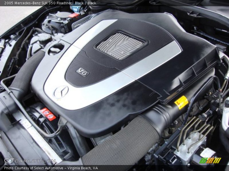 Black / Black 2005 Mercedes-Benz SLK 350 Roadster