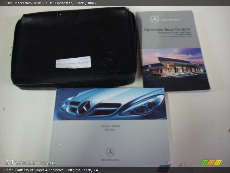 Black / Black 2005 Mercedes-Benz SLK 350 Roadster