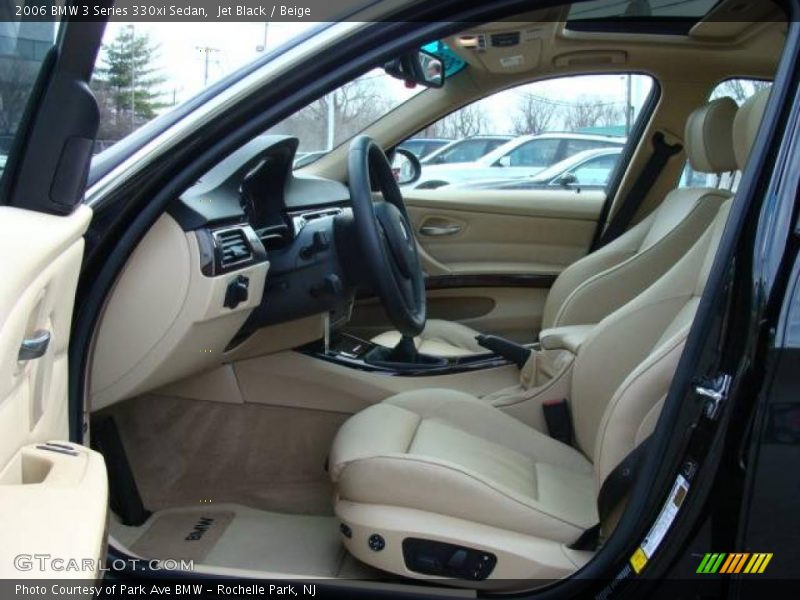Jet Black / Beige 2006 BMW 3 Series 330xi Sedan