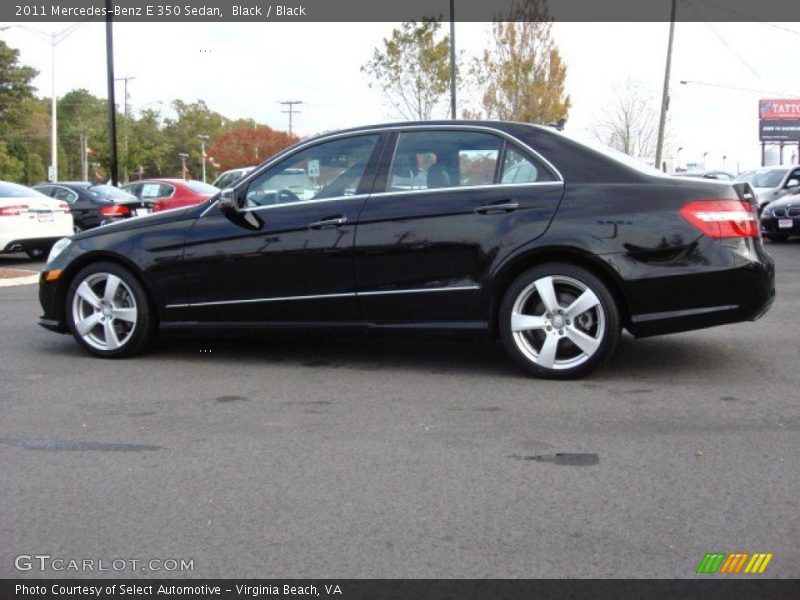 Black / Black 2011 Mercedes-Benz E 350 Sedan
