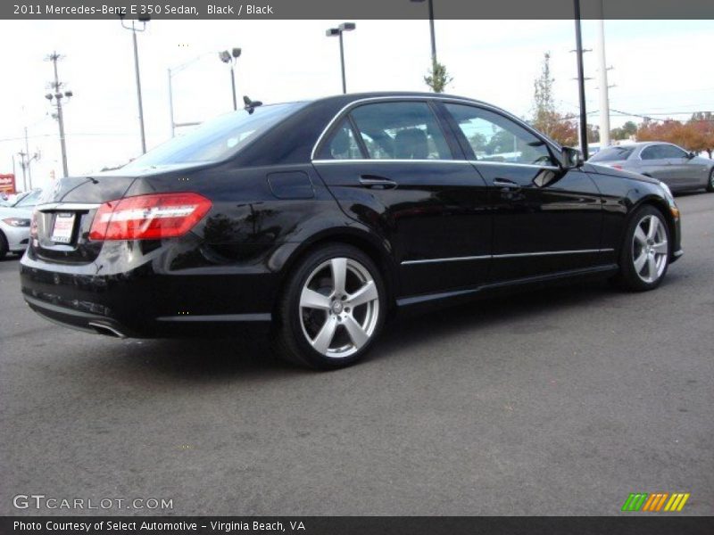 Black / Black 2011 Mercedes-Benz E 350 Sedan