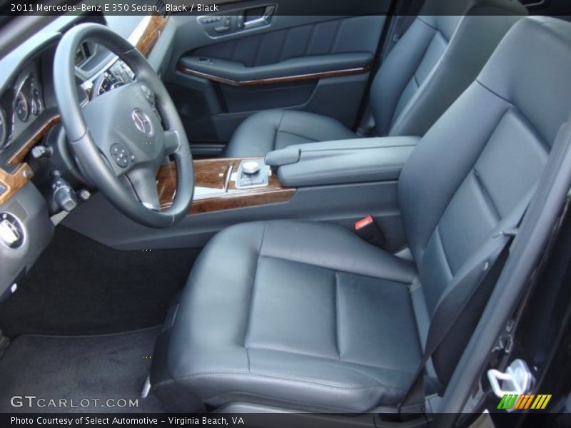 Black / Black 2011 Mercedes-Benz E 350 Sedan