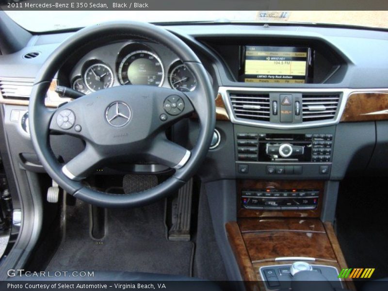 Black / Black 2011 Mercedes-Benz E 350 Sedan