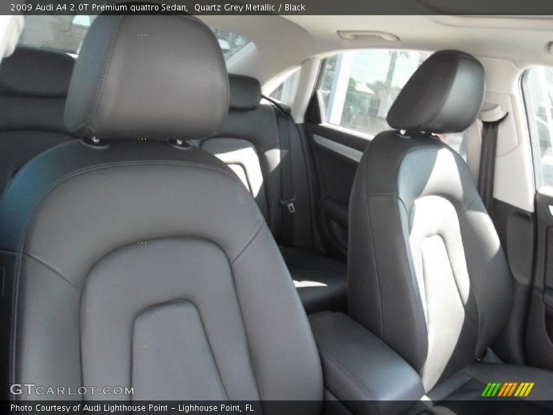 Quartz Grey Metallic / Black 2009 Audi A4 2.0T Premium quattro Sedan
