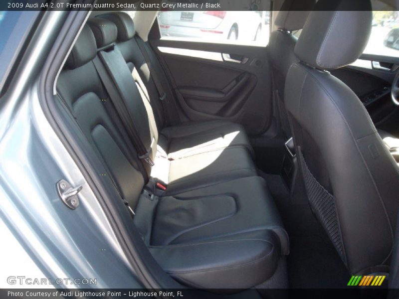 Quartz Grey Metallic / Black 2009 Audi A4 2.0T Premium quattro Sedan