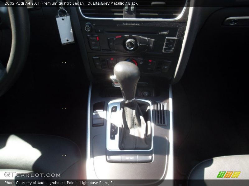 Quartz Grey Metallic / Black 2009 Audi A4 2.0T Premium quattro Sedan