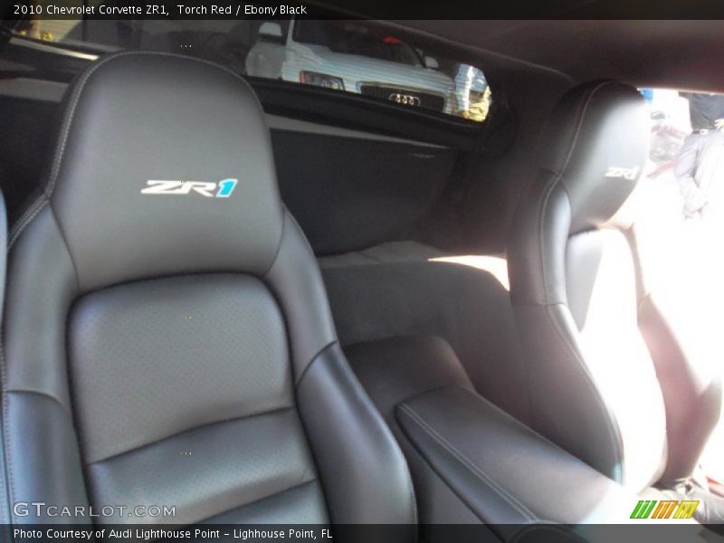  2010 Corvette ZR1 Ebony Black Interior