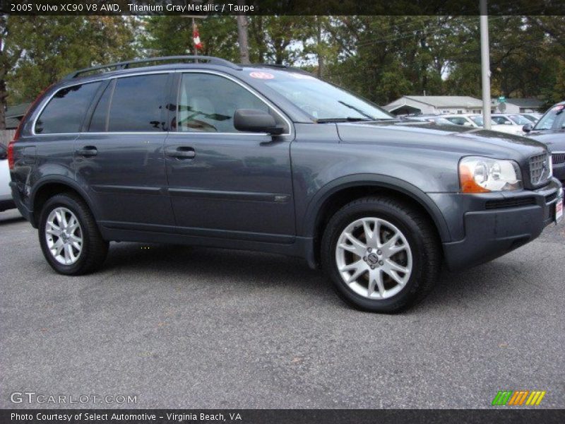 Titanium Gray Metallic / Taupe 2005 Volvo XC90 V8 AWD