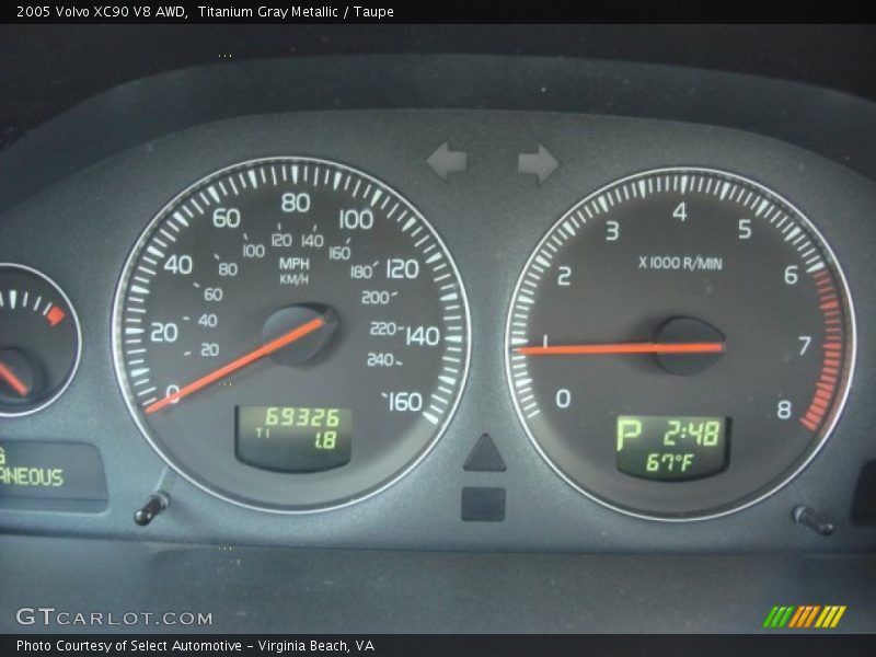 Titanium Gray Metallic / Taupe 2005 Volvo XC90 V8 AWD