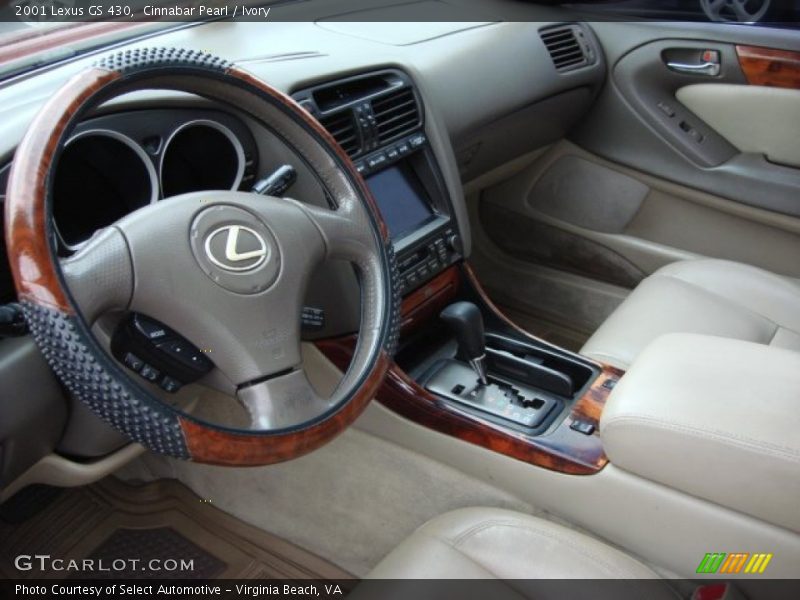 Cinnabar Pearl / Ivory 2001 Lexus GS 430