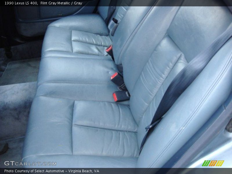 Flint Gray Metallic / Gray 1990 Lexus LS 400