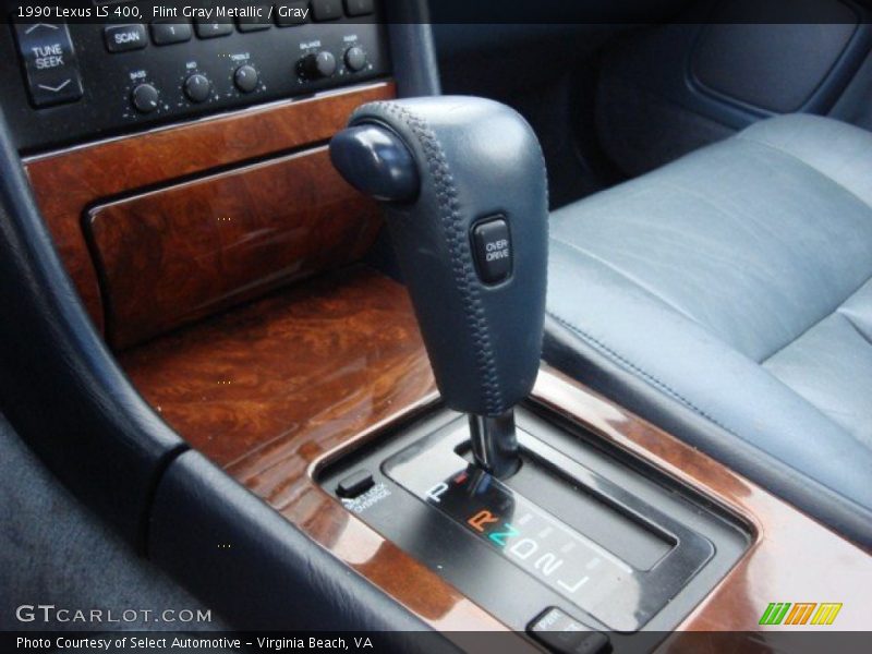 Flint Gray Metallic / Gray 1990 Lexus LS 400