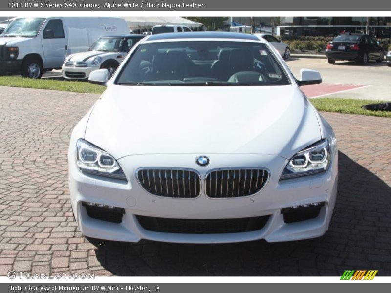  2012 6 Series 640i Coupe Alpine White