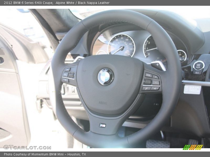  2012 6 Series 640i Coupe Steering Wheel