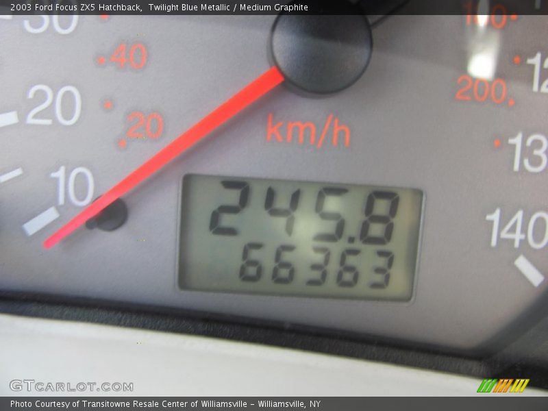 Twilight Blue Metallic / Medium Graphite 2003 Ford Focus ZX5 Hatchback