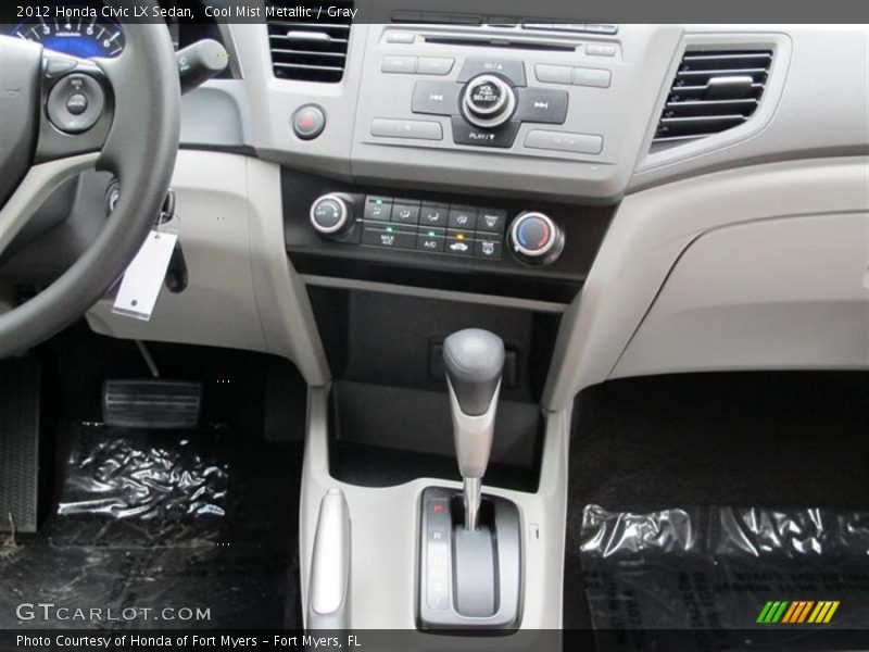 Controls of 2012 Civic LX Sedan