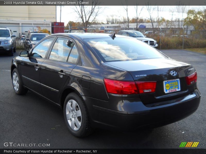 Natural Khaki Green / Camel 2009 Hyundai Sonata GLS