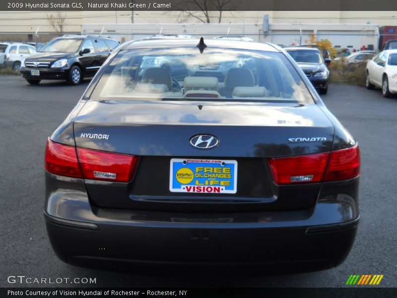 Natural Khaki Green / Camel 2009 Hyundai Sonata GLS