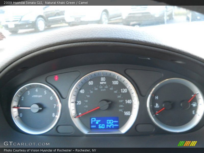 Natural Khaki Green / Camel 2009 Hyundai Sonata GLS