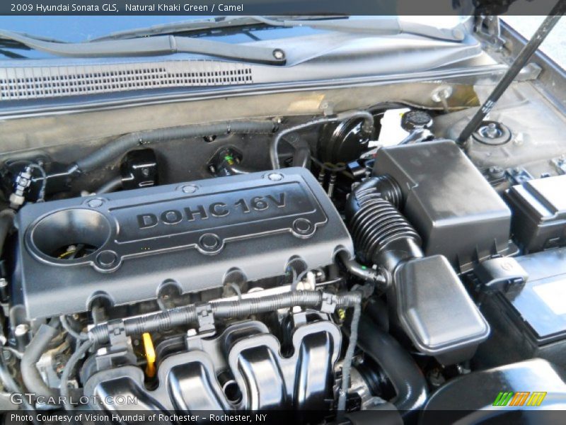 Natural Khaki Green / Camel 2009 Hyundai Sonata GLS