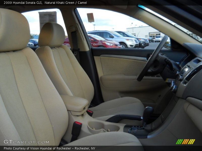 Natural Khaki Green / Camel 2009 Hyundai Sonata GLS