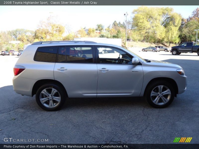 Classic Silver Metallic / Ash Gray 2008 Toyota Highlander Sport