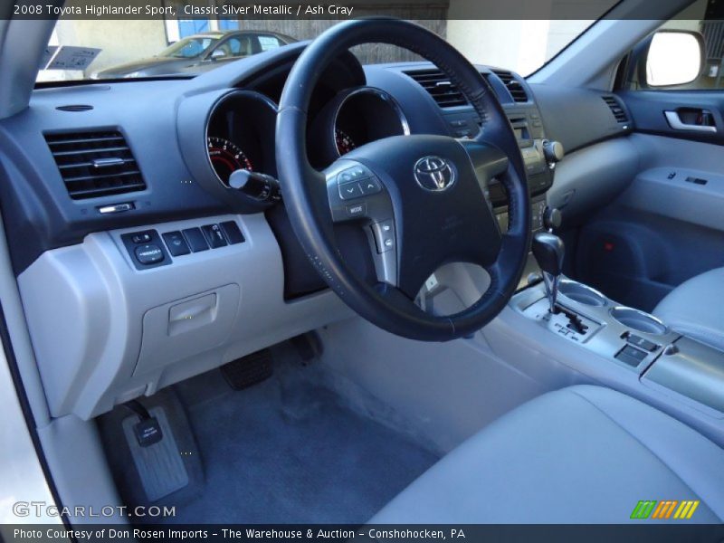 Classic Silver Metallic / Ash Gray 2008 Toyota Highlander Sport
