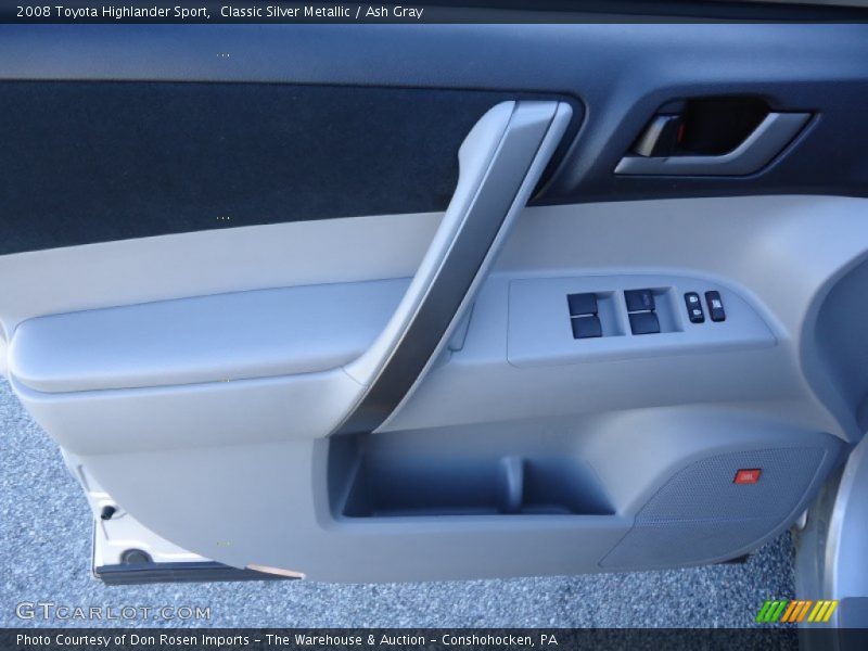 Classic Silver Metallic / Ash Gray 2008 Toyota Highlander Sport