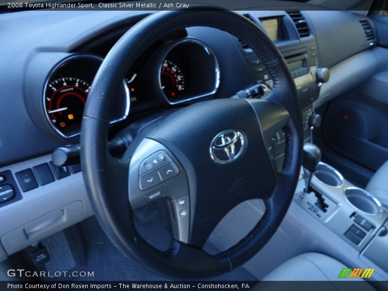 Classic Silver Metallic / Ash Gray 2008 Toyota Highlander Sport