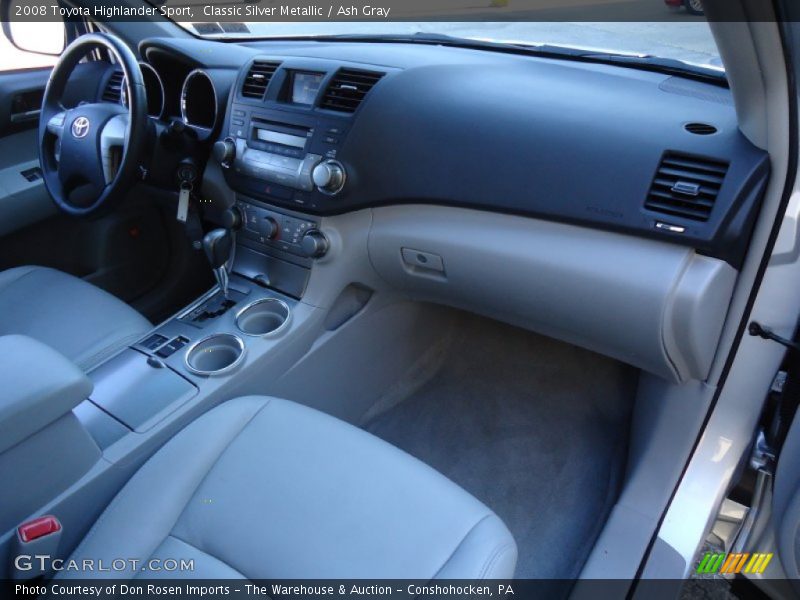 Classic Silver Metallic / Ash Gray 2008 Toyota Highlander Sport