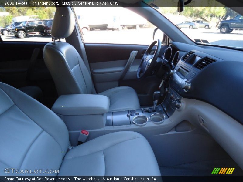 Classic Silver Metallic / Ash Gray 2008 Toyota Highlander Sport