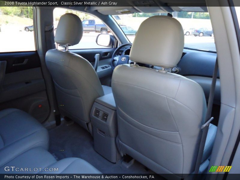Classic Silver Metallic / Ash Gray 2008 Toyota Highlander Sport