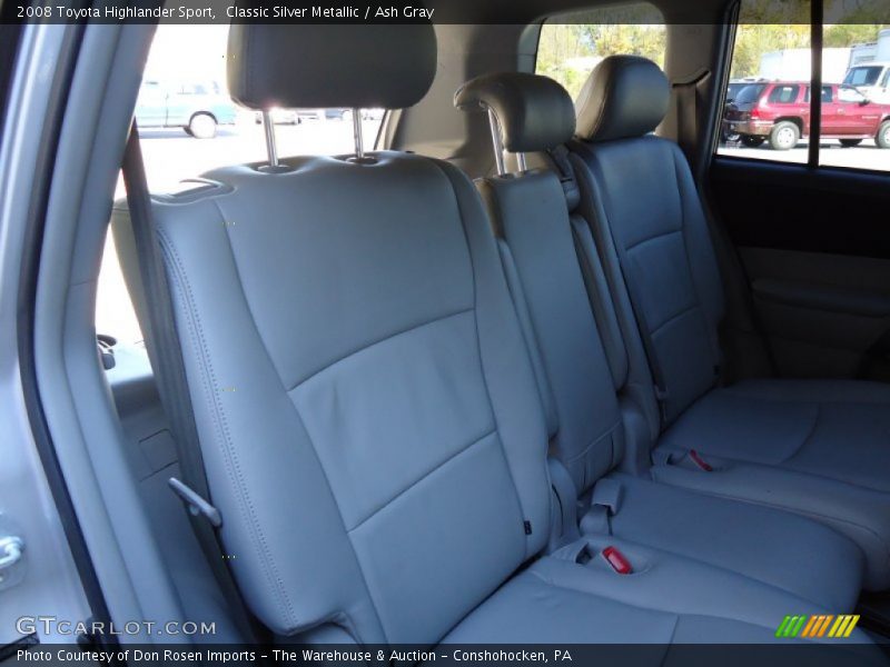 Classic Silver Metallic / Ash Gray 2008 Toyota Highlander Sport