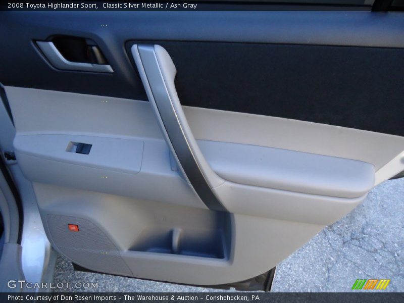 Classic Silver Metallic / Ash Gray 2008 Toyota Highlander Sport